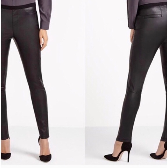 Meghan Markle x Reitmans vegan leather pants size6 - Picture 2 of 8